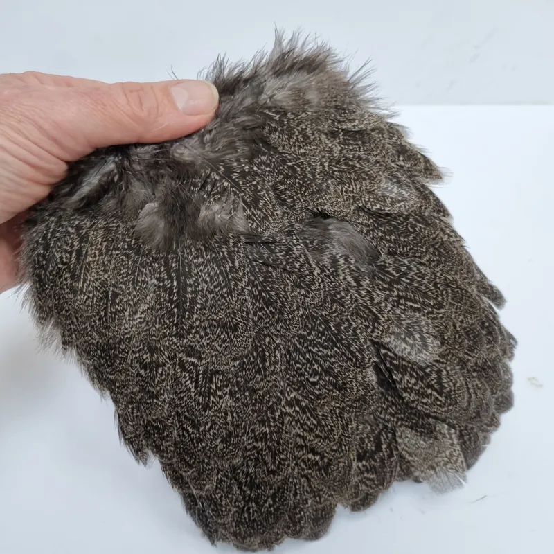 Whiting Coq de Leon Hen Saddle in Brown Speckled-5